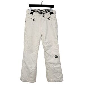 Marker Women Snow Ski Pants White Insulated Waterproof Breathable Size 8